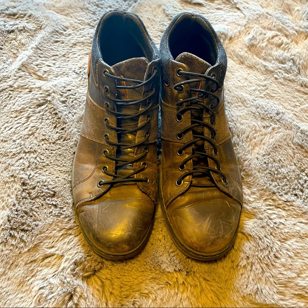 Men’s Brown Low-top Sneaker Boots